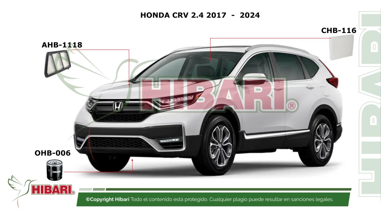 En este momento estás viendo HONDA CRV 2.4 2017  –  2024